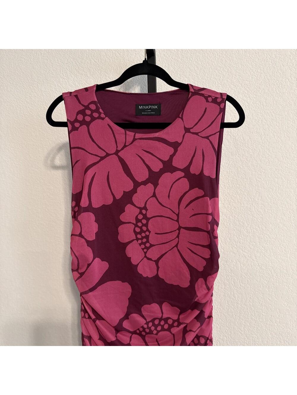 MinkPink Persephone Mesh Midi Dress Size XL (flawed) - Picture 3 of 13